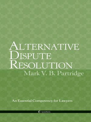 cover image of Alternative Dispute Resolution